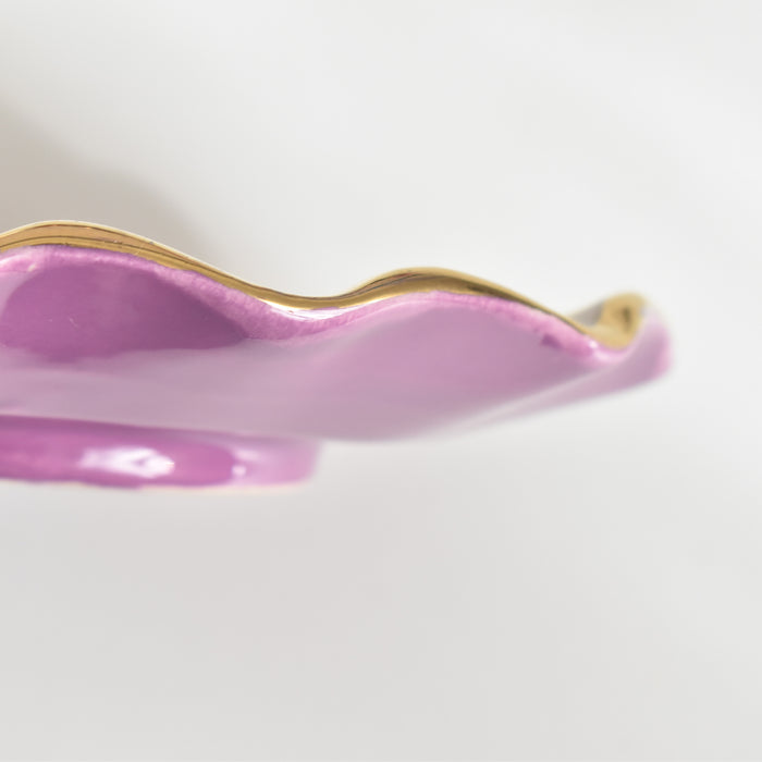 ヴィンテージコーヒーカップ＆ソーサー A.Dressinval ア.ドラサンヴァル パープル