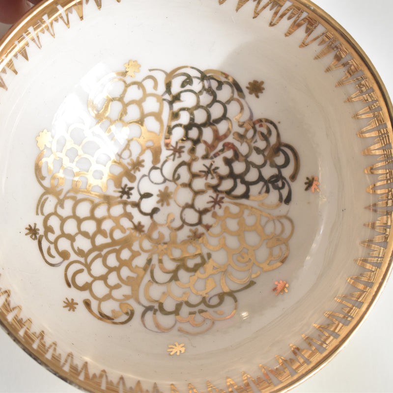 ヴィンテージコーヒーカップ＆ソーサー A.Dressinval ア.ドラサンヴァル イェロー A