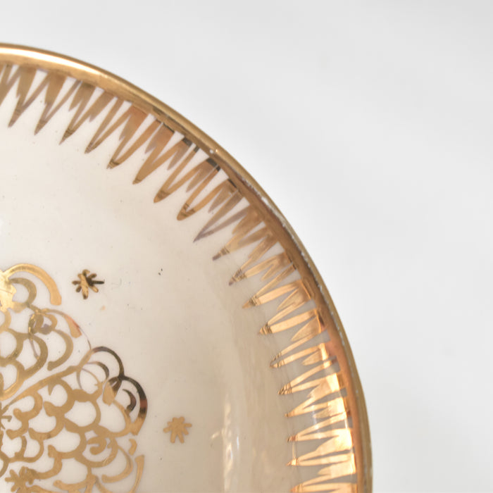 ヴィンテージコーヒーカップ＆ソーサー A.Dressinval ア.ドラサンヴァル イェロー A