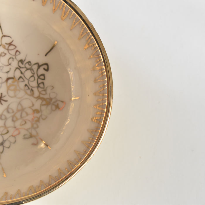 ヴィンテージコーヒーカップ＆ソーサー A.Dressinval ア.ドラサンヴァル イェロー B