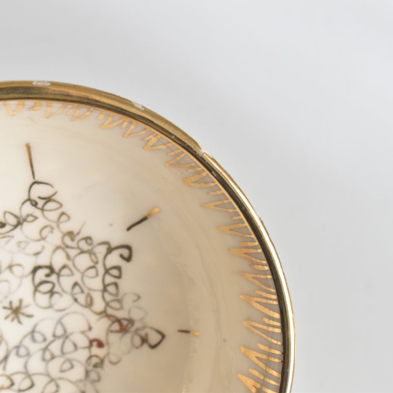 ヴィンテージコーヒーカップ＆ソーサー A.Dressinval ア.ドラサンヴァル イェロー B