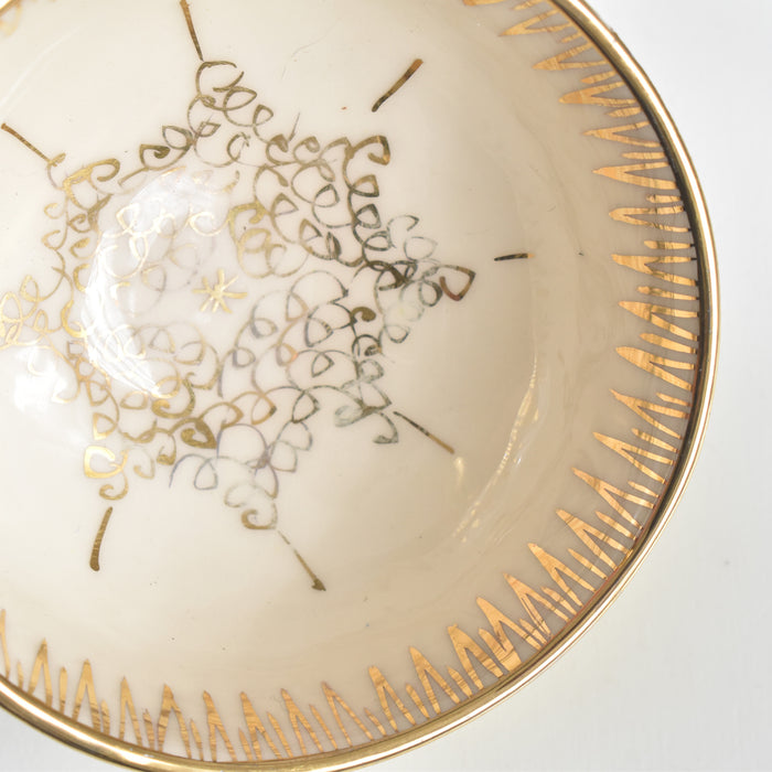 ヴィンテージコーヒーカップ＆ソーサー A.Dressinval ア.ドラサンヴァル イェロー B