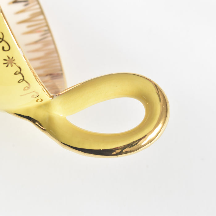 ヴィンテージコーヒーカップ＆ソーサー A.Dressinval ア.ドラサンヴァル イェロー B