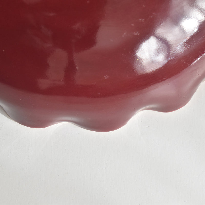 ヴィンテージサラダボウル A.Dressinval ア.ドラサンヴァル レッド