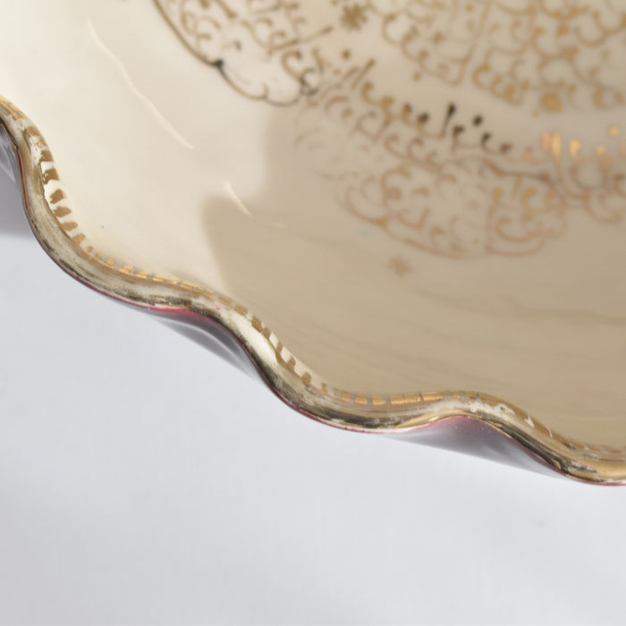 ヴィンテージサラダボウル A.Dressinval ア.ドラサンヴァル レッド