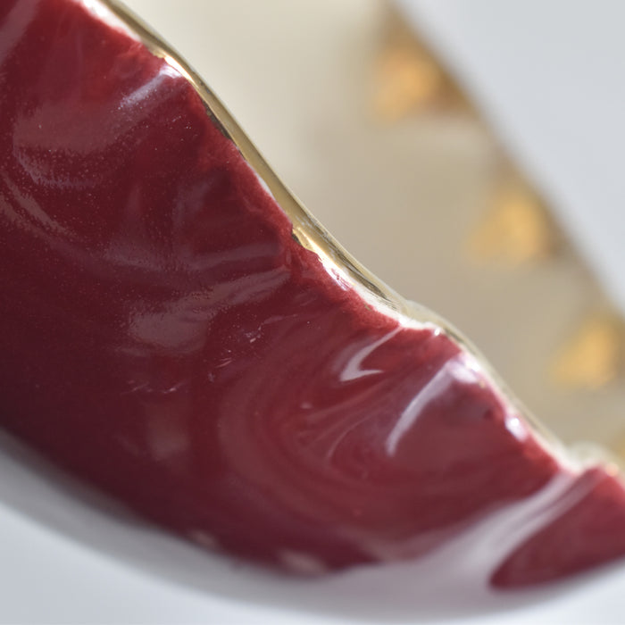 ヴィンテージサラダボウル A.Dressinval ア.ドラサンヴァル レッド