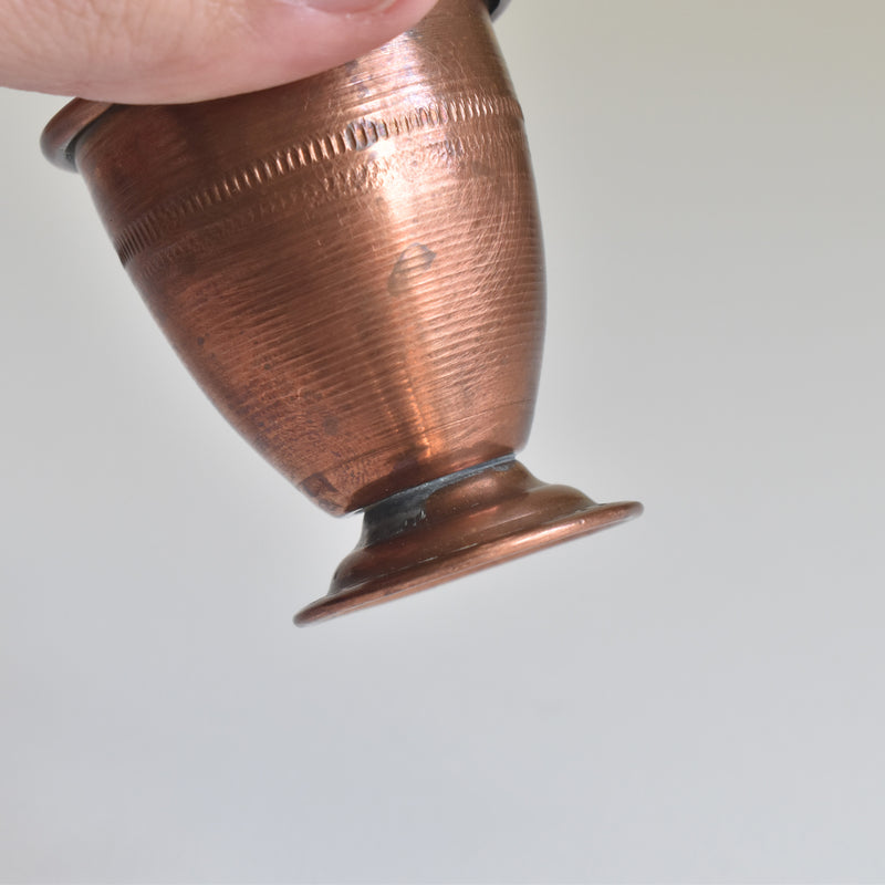Vintage Copper Egg Cup (Coquetier)