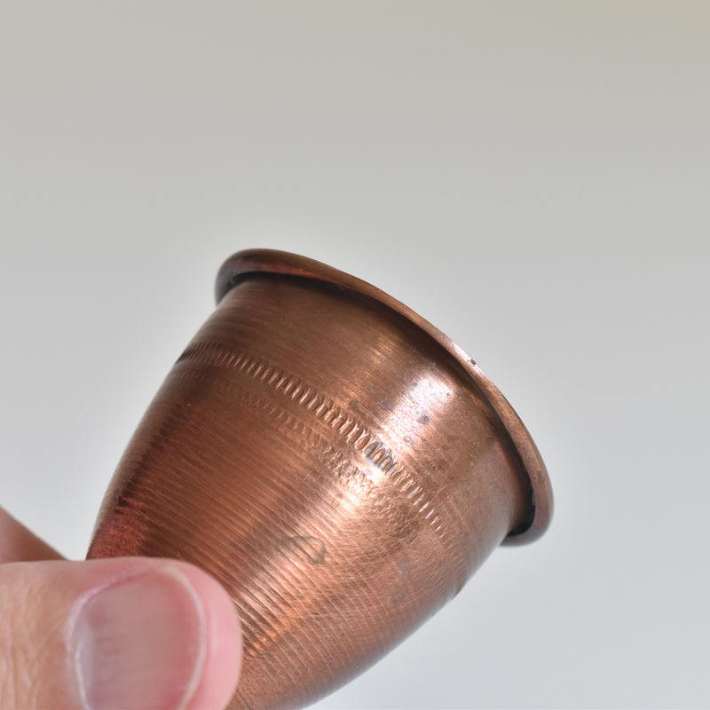 Vintage Copper Egg Cup (Coquetier)