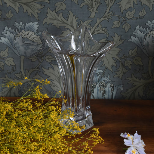 ヴィンテージ クリスタルガラス 一輪挿しBayel バイェル A