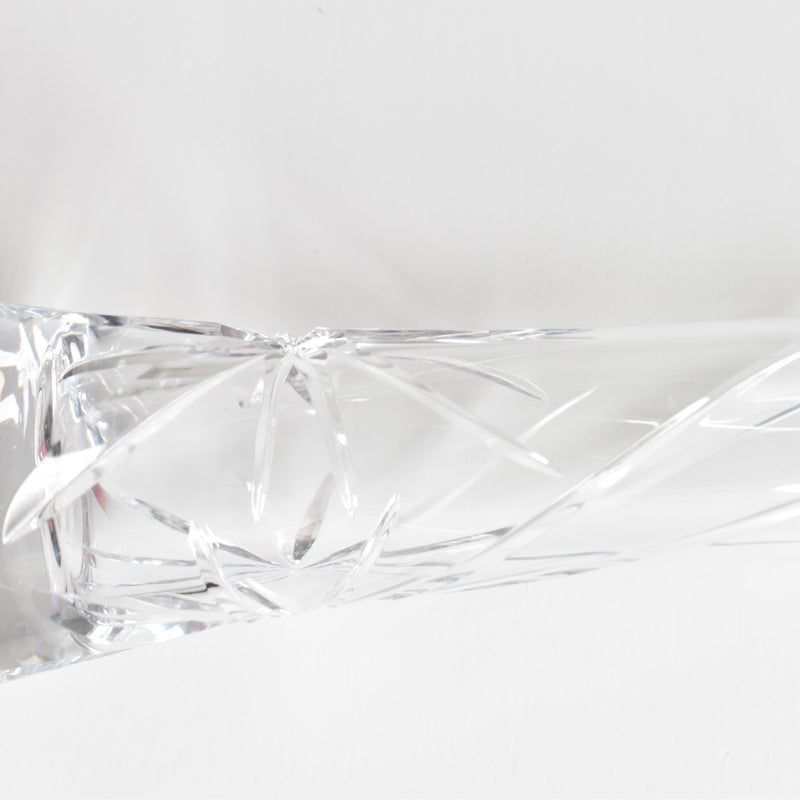 Vintage Crystal Glass Bud Vase Bayel B