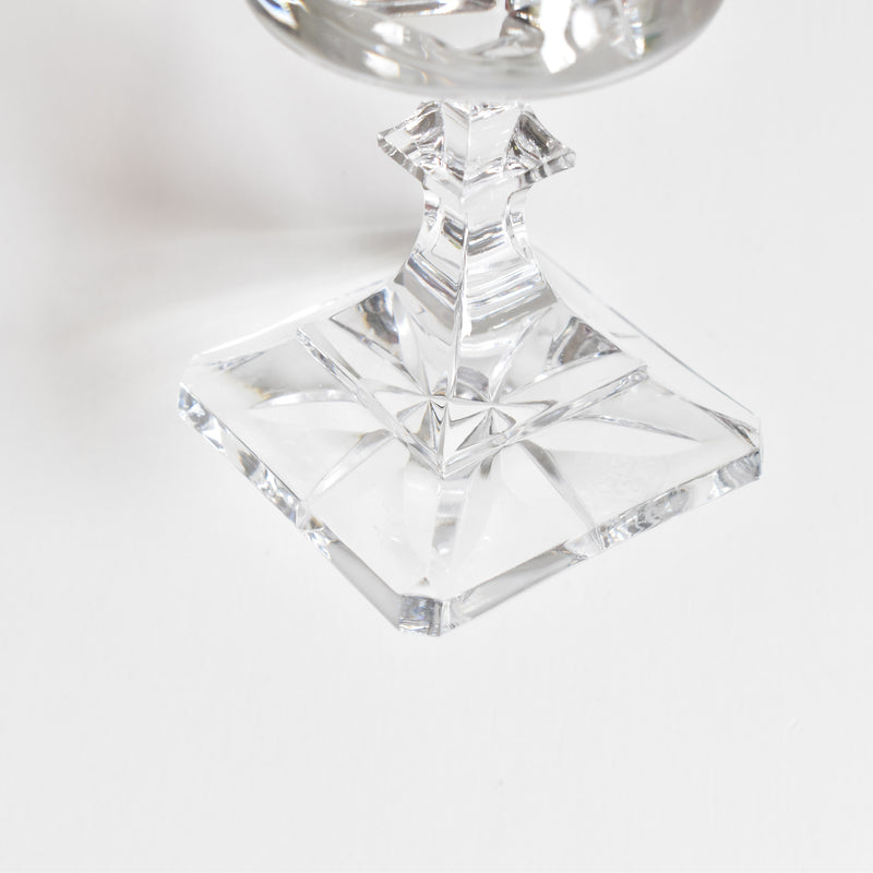 Vintage Crystal Glass Bud Vase Bayel B