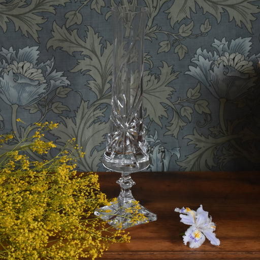 ヴィンテージ クリスタルガラス 一輪挿し Bayel バイェル B