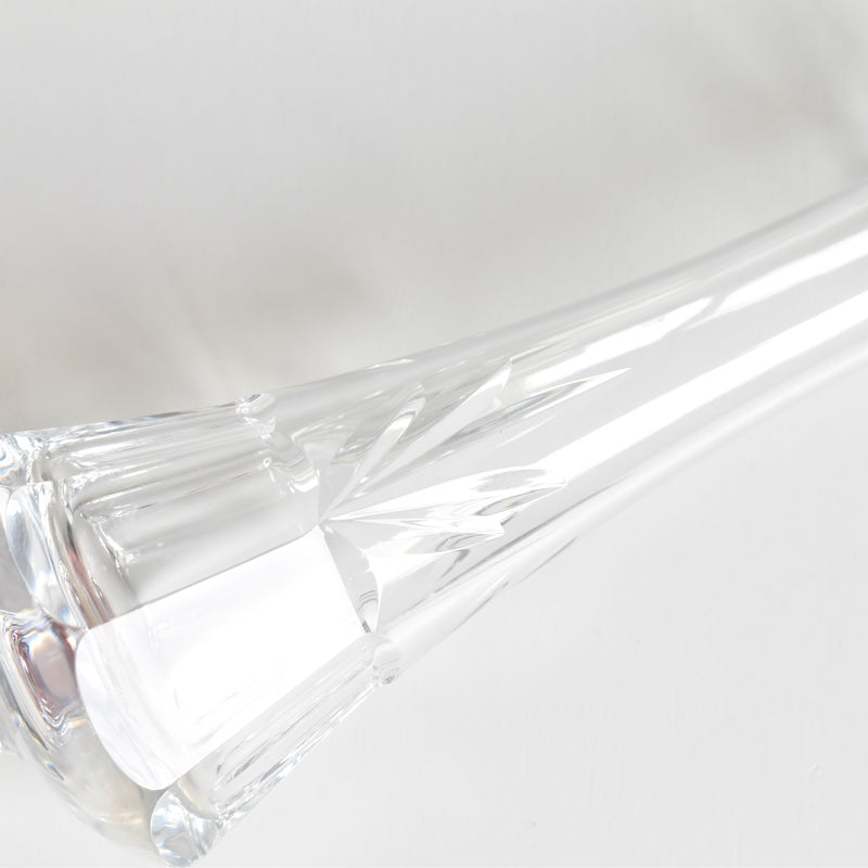 Vintage Crystal Glass Soliflore Vase, Sèvres