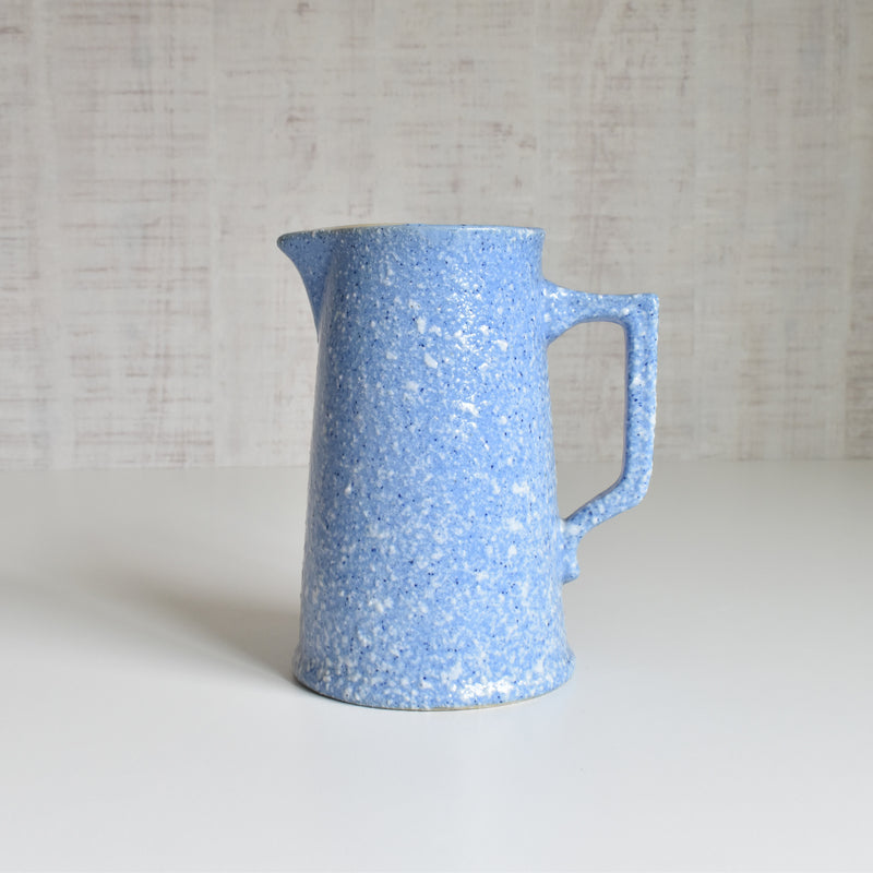 Vintage Pitcher Digoin Blue