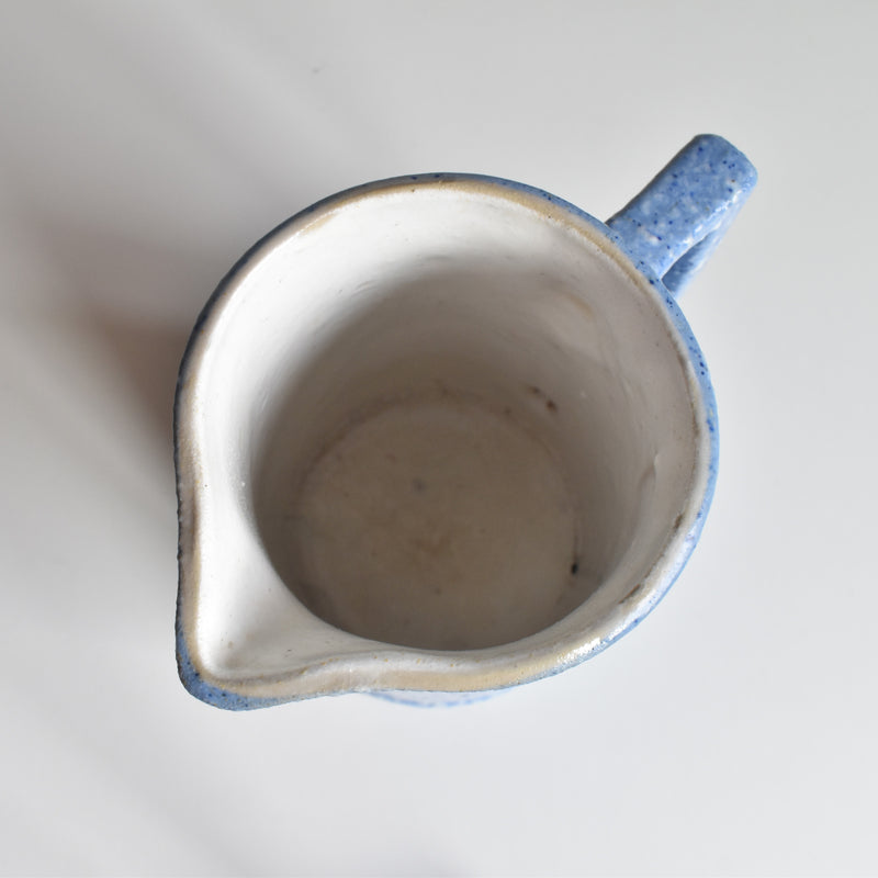 Vintage Pitcher Digoin Blue