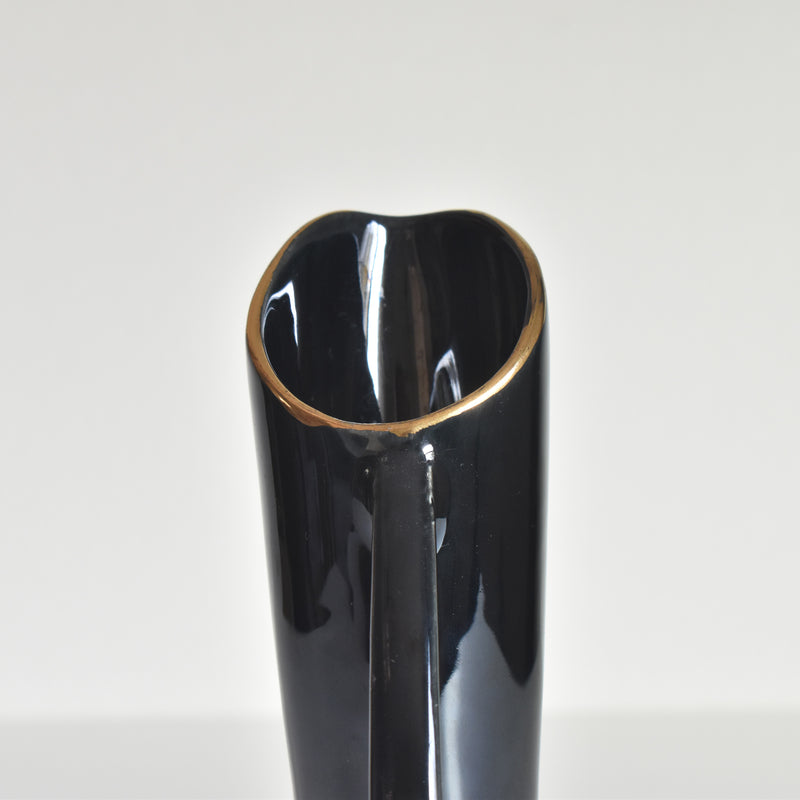Vintage flower vase, Digoin & Sarreguemines Crazillor B