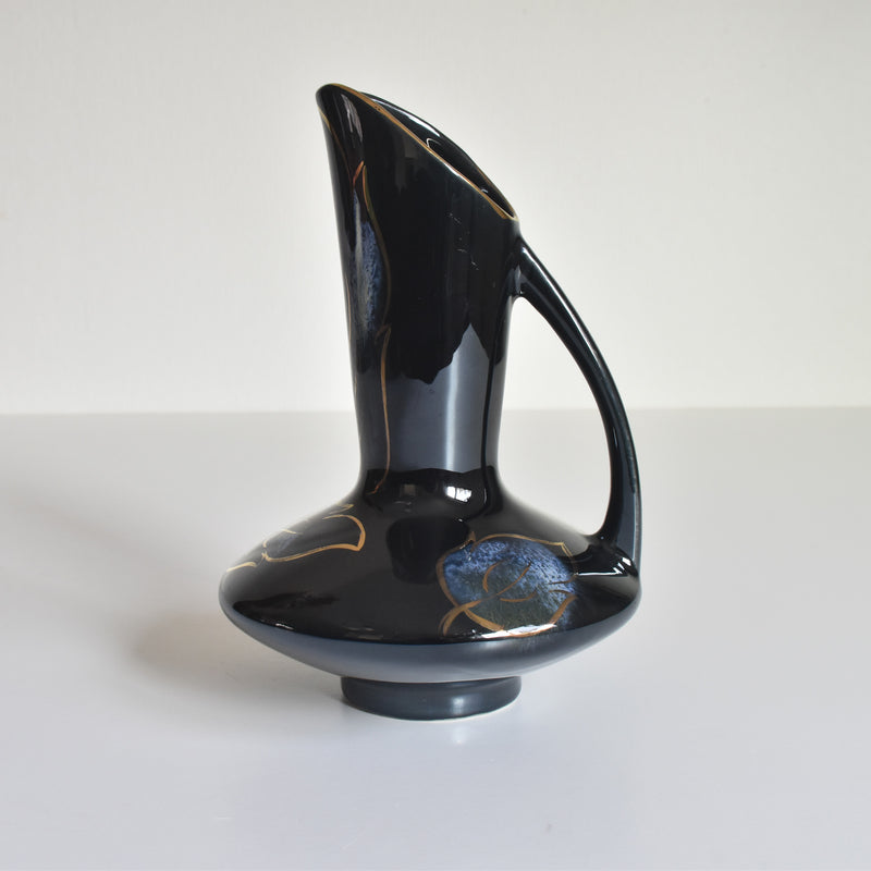 Vintage flower vase, Digoin & Sarreguemines Crazillor B