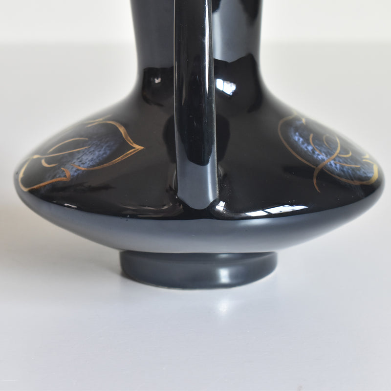 Vintage flower vase, Digoin & Sarreguemines Crazillor B