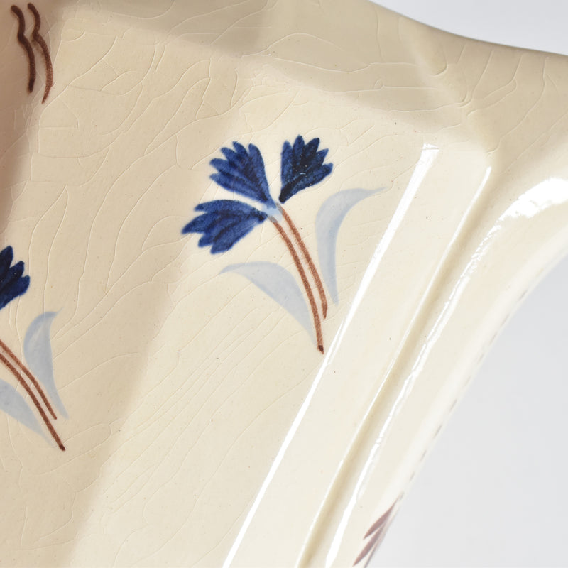 Vintage Small Pitcher Moulin des Loups Cornflower
