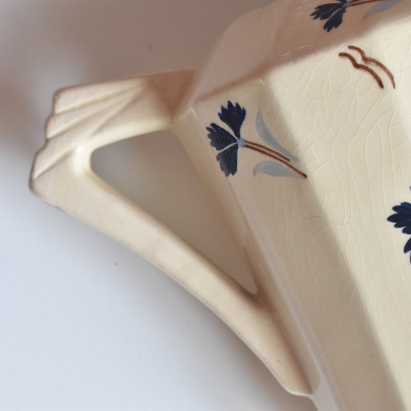 Vintage Small Pitcher Moulin des Loups Cornflower