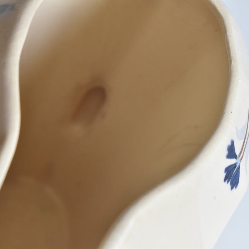 Vintage Small Pitcher Moulin des Loups Cornflower