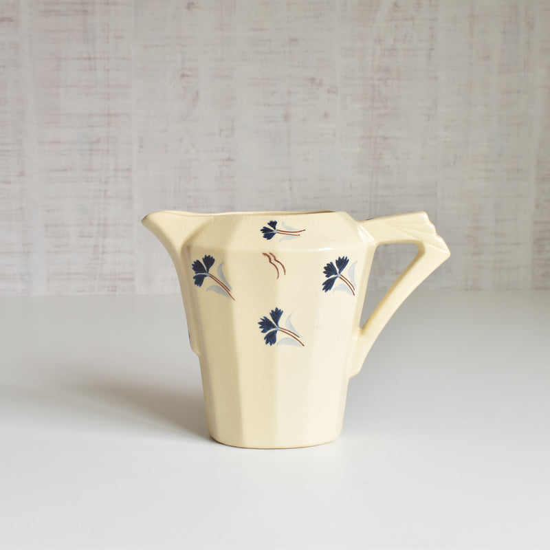 Vintage Small Pitcher Moulin des Loups Cornflower