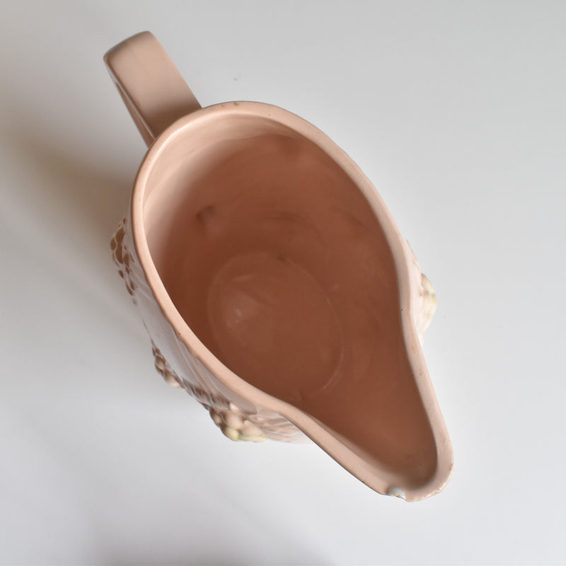 Vintage Digoin & Sarreguemines Pitcher 7304 Rose (Pink)