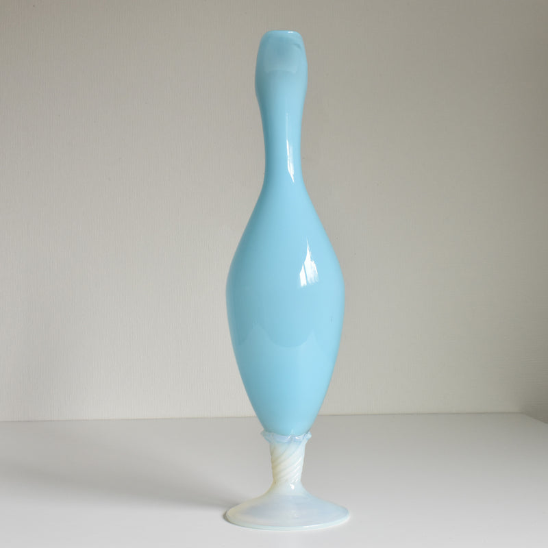 Antique Opaline Pitcher Flower Vase