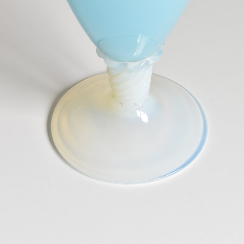 Antique Opaline Pitcher Flower Vase
