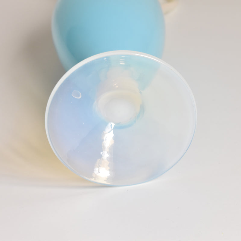 Antique Opaline Pitcher Flower Vase