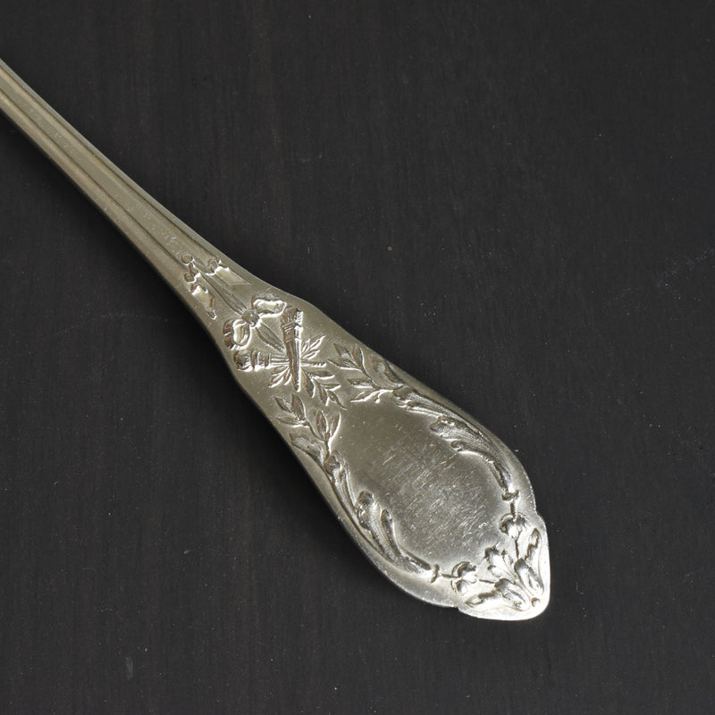 Antique silver-plated fork, SFAM