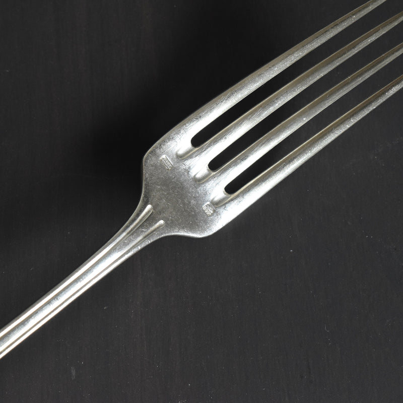 Antique silver-plated fork, SFAM