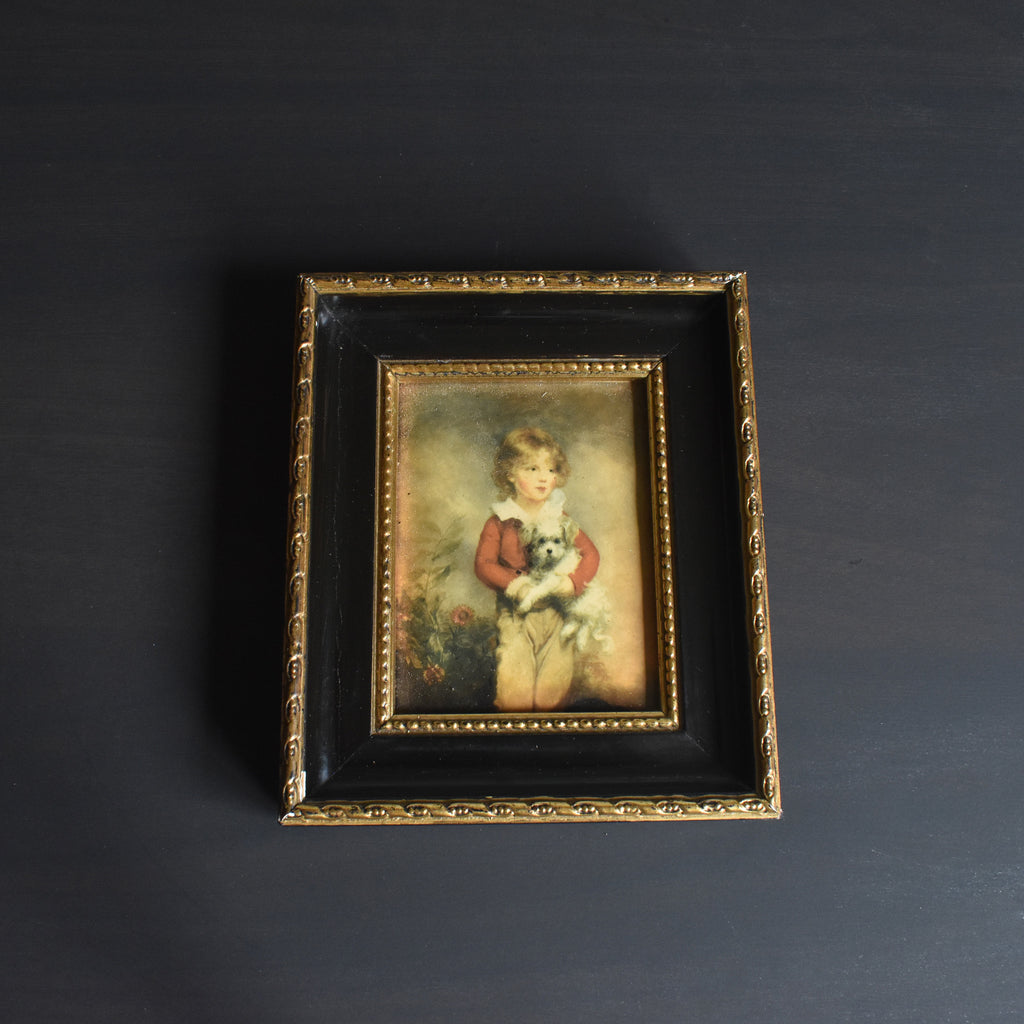 ヴィンテージスモールフレーム 12cm x 14.3cm ブラック — Loane Interior