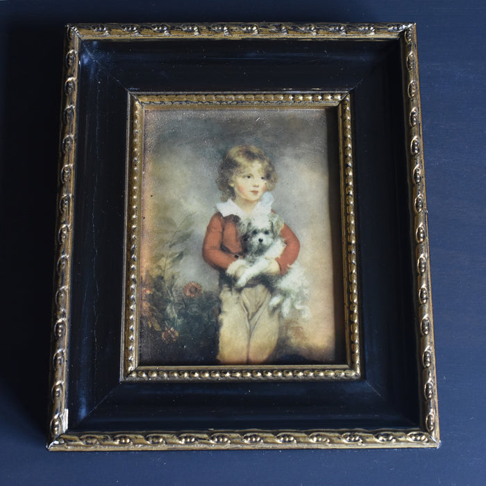 ヴィンテージスモールフレーム 12cm x 14.3cm ブラック