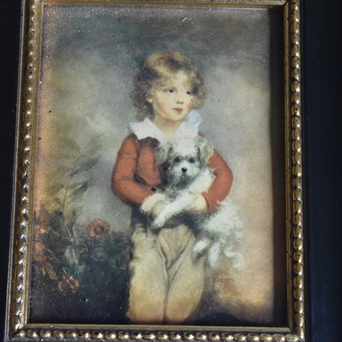 ヴィンテージスモールフレーム 12cm x 14.3cm ブラック