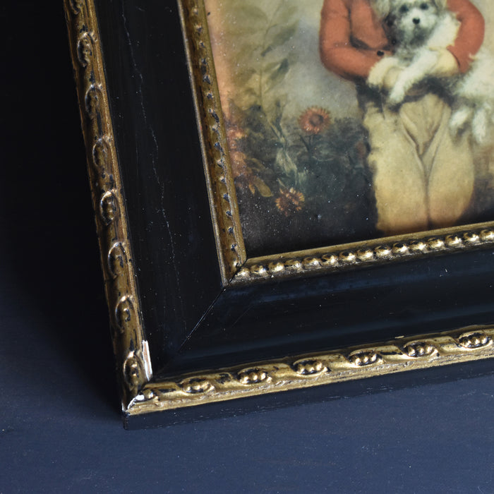 ヴィンテージスモールフレーム 12cm x 14.3cm ブラック