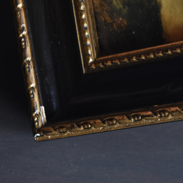 ヴィンテージスモールフレーム 12cm x 14.3cm ブラック