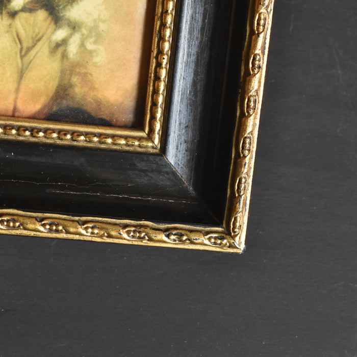 ヴィンテージスモールフレーム 12cm x 14.3cm ブラック