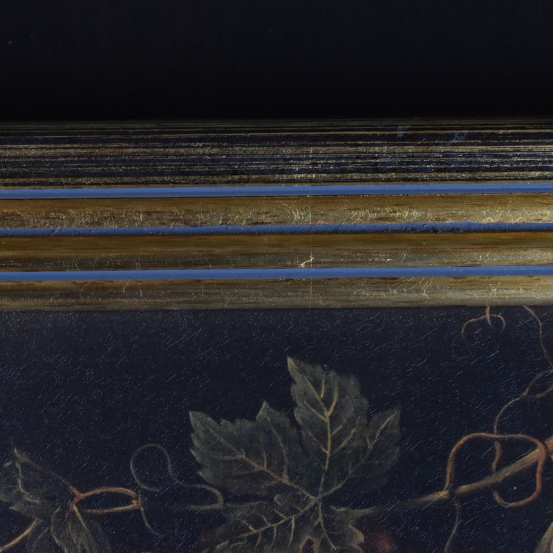 ヴィンテージ絵付きフレーム OLEOGRAPH プリント 鳥