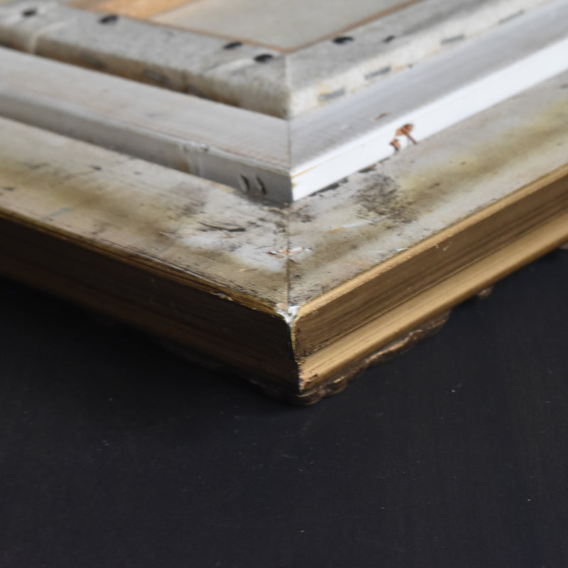 ヴィンテージ絵付きフレーム プリントRenoir La Lecture