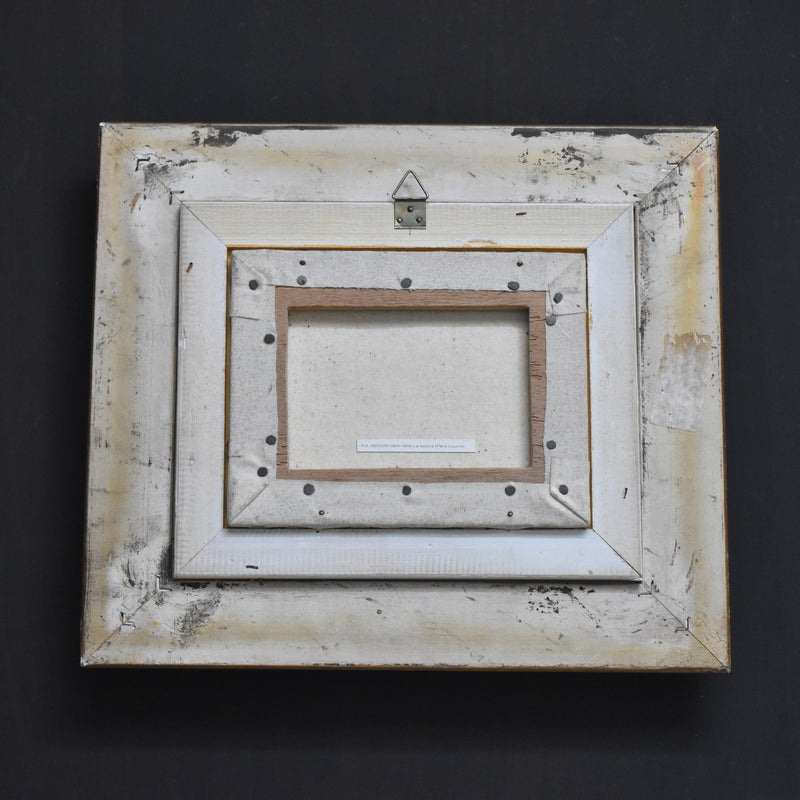 ヴィンテージ絵付きフレーム プリントRenoir La Lecture