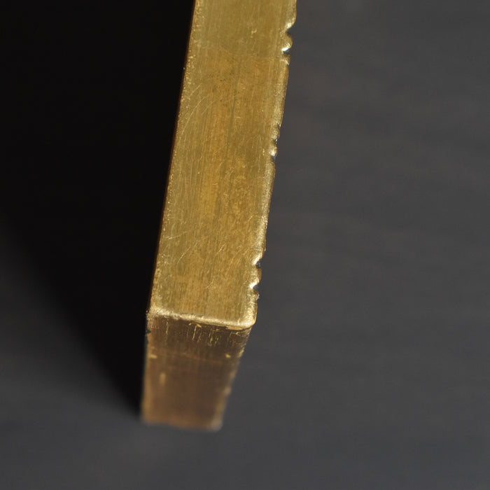 ヴィンテージスモールフレーム 10cm x 10.7cm シルク絵付き B