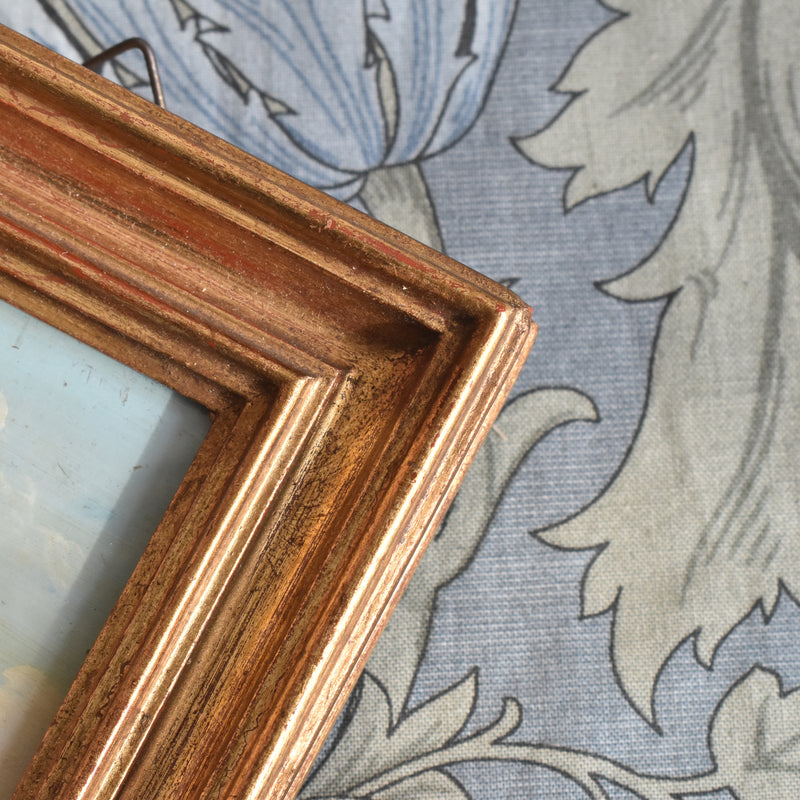 Vintage Small Frame with Oil Painting