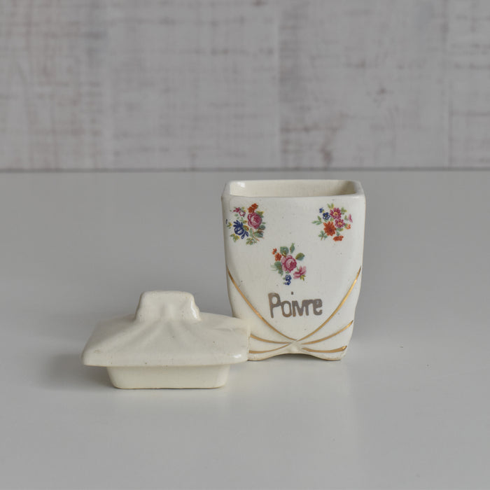 ヴィンテージキャニスター　グリニー　Poivre (ペッパー）