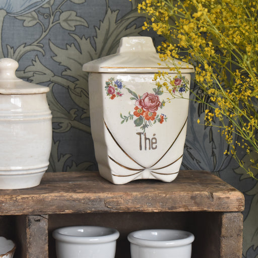 ヴィンテージキャニスター　グリニー Thé (紅茶）