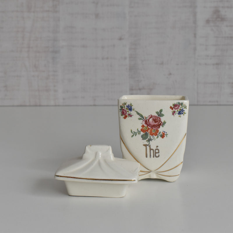 ヴィンテージキャニスター　グリニー Thé (紅茶）