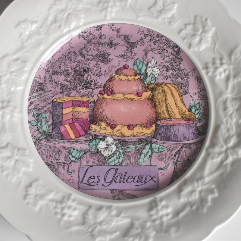 ヴィンテージデザートプレート ジアン Les délices（レ・デリース） Les Gateaux (ケーキ） A