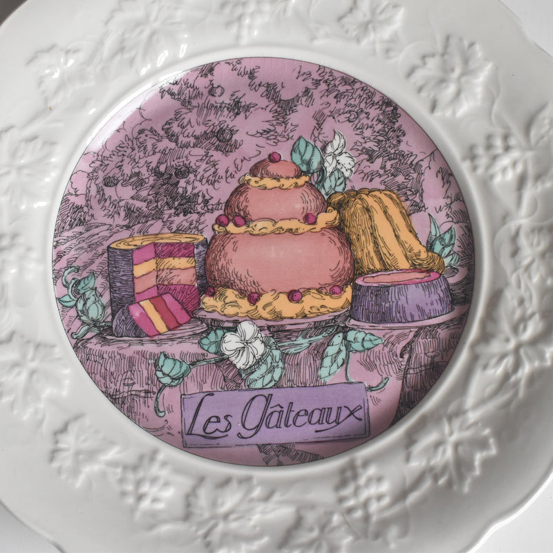 ヴィンテージデザートプレート ジアン Les délices（レ・デリース） Les Gateaux (ケーキ） B