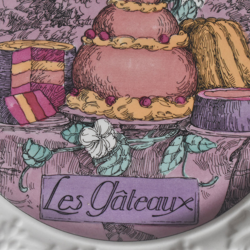 ヴィンテージデザートプレート ジアン Les délices（レ・デリース） Les Gateaux (ケーキ） B