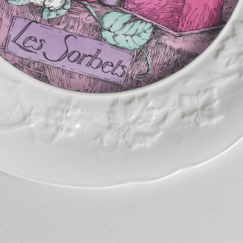 ヴィンテージデザートプレート ジアン Les délices（レ・デリース） Les Sorbets (ソルベ） A